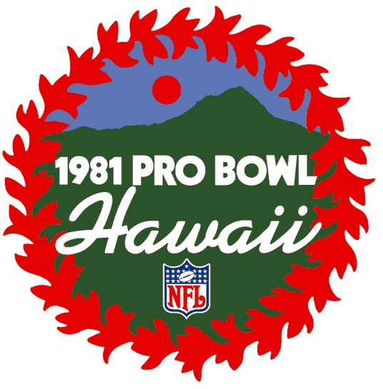 Pro Bowl 1981 Primary Logo t shirt iron on transfers
